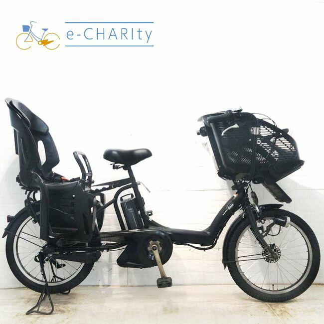 楽天マラソン期間中ポイント10倍 【中古】 電動自転車 子ども乗せ 子供乗せ ヤマハ PAS キッスミニ ブラウン 20インチ YH056 電動アシスト自転車 【横浜在庫】