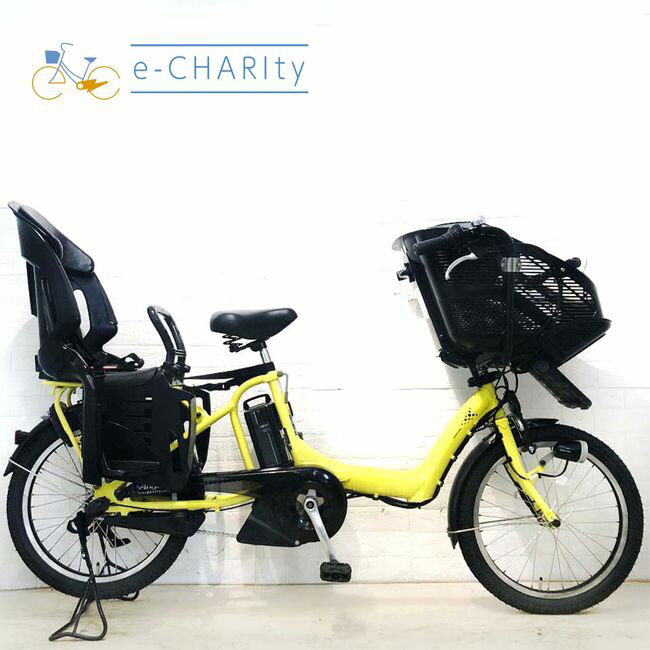 楽天マラソン期間中ポイント10倍 【中古】 電動自転車 子ども乗せ 子供乗せ ブリヂ...