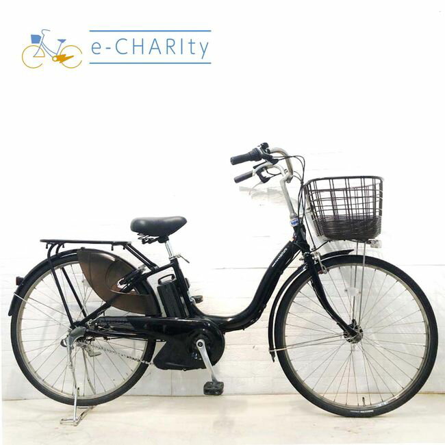 【中古】 電動自転車 ママチャリ ヤマハ PAS ナチュラL DX ブラック 26インチ YH082 電動アシスト自転車 【横浜在庫】