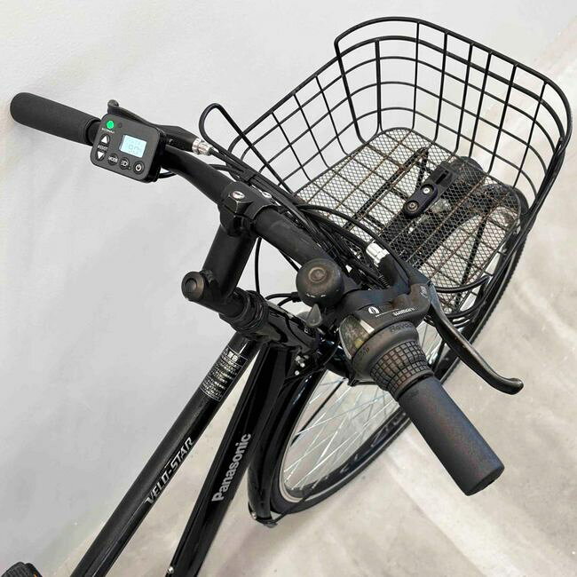 e-CHARItyの【中古】 電動自転車 スポーツ パナソニック ベロスター ブラック 700C YJ026 電動アシスト自転車 【横浜在庫】｜アングル3
