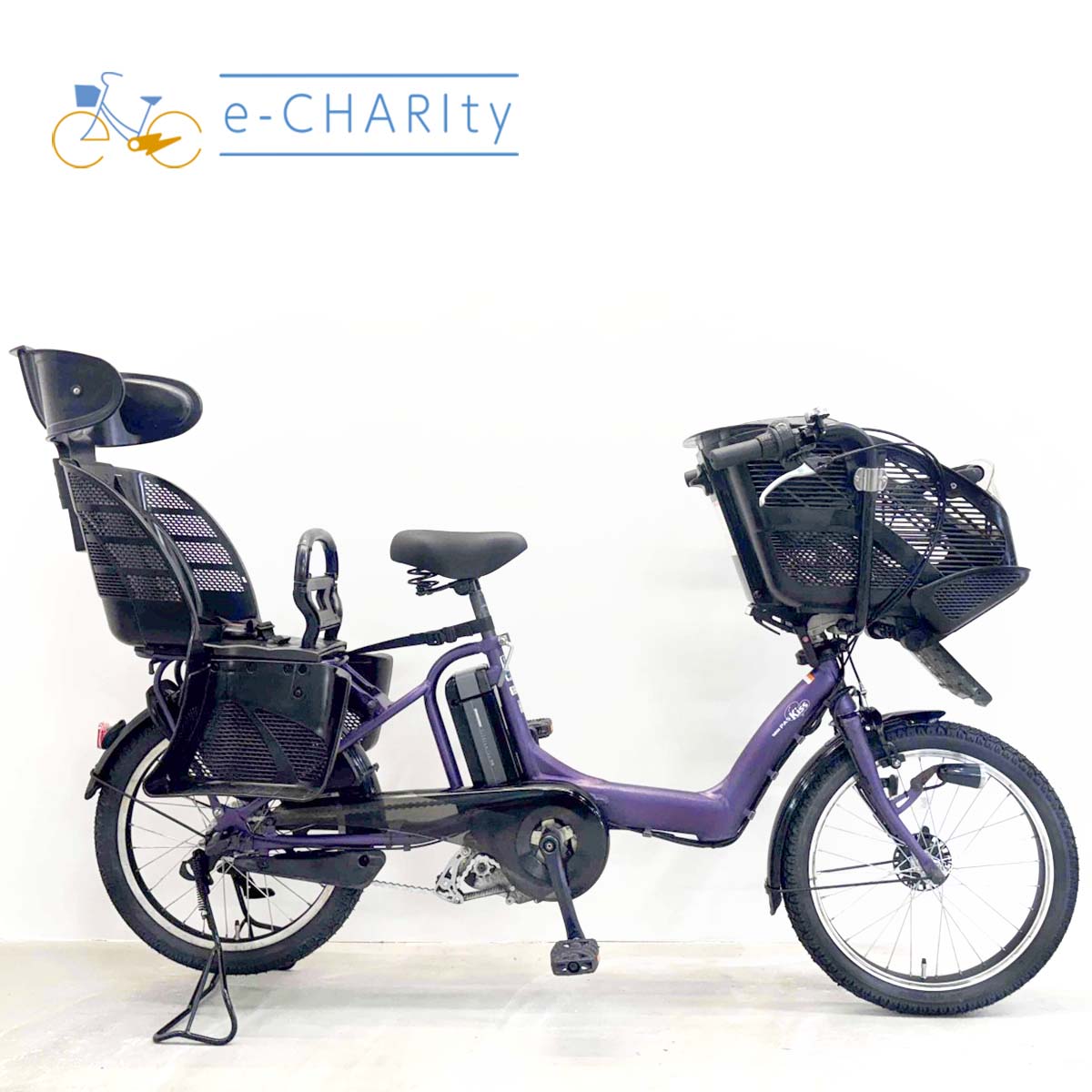 楽天マラソン期間ポイント5倍！【中古】 電動自転車 子ども乗せ 子供乗せ ヤマハ P...