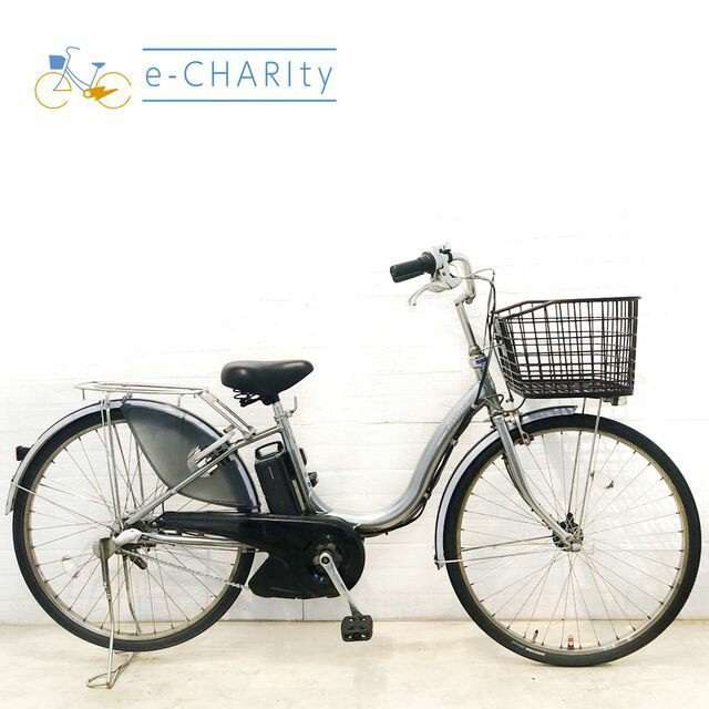 【中古】 電動自転車 ママチャリ ブリヂストン アシスタ DX シルバー 26インチ YE123 電動アシスト自転車 【横浜在庫】