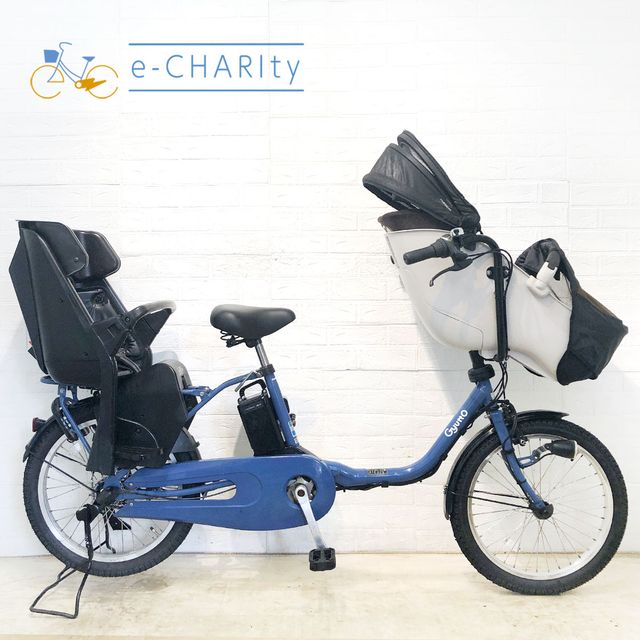 【中古】 電動自転車 子ども乗せ 子供乗せ パナソニック ギュット クルーム DX ブルー 20インチ YE131 電動アシスト自転車 【横浜在庫】