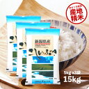 米 15kg 新潟産こしいぶき お米 15キロ 令和6年産 精米 白米 5kg x3袋 送料無料(沖縄のぞく)