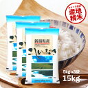 米 15kg 新潟産こしいぶき お米 令和5年産 精米 白米 5kg ×5袋 送料無料（沖縄のぞく）