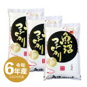 米 15kg 魚沼産コシヒカリ お米 15キロ 令和6年産 特A こしひかり 白米 産直 精米 5kgx3袋 送料無料 (沖縄のぞく)