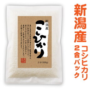 【真空パック】 米 新潟産 コシヒカリ 2合パック 土産 みやげ 直送