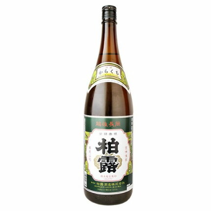柏露 からくち 1800ml 普通酒 日本酒 