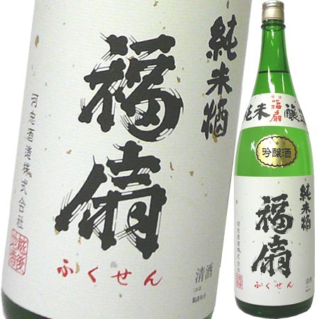 福扇（ふくせん） 純米吟醸 720ml　河忠酒造 日本酒 お酒 ギフト プレゼント 贈答 贈り物 おすすめ 新潟 熱燗 冷酒 辛口 甘口 お中元 お歳暮 正月 父の日 有名 限定 話題 人気 旨い 美味しい ランキング メッセージカード のし熨斗 晩