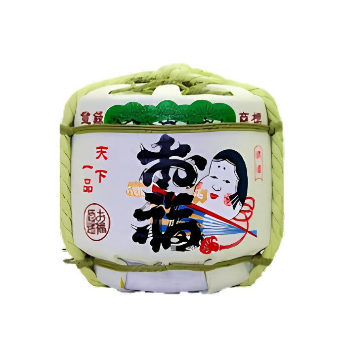 越後 お福正宗 上撰 本醸造 菰樽(こもだる) 300ml クリアケース入り 日本酒 お酒 ギフト プレゼント 贈答 贈り物 おすすめ 新潟 熱燗 冷酒 辛口 甘口 お中元 お歳暮 正月 父の日 お土産 プレゼント 御祝 新潟 日本酒 ミニ樽 酒樽 鏡開き不可