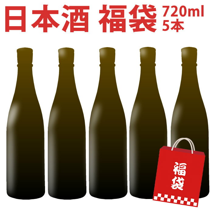 新潟の日本酒と甘酒 越後銘門酒会 【楽天スーパーSALE限定】 日本酒 福袋 720ml 5本 送料無料 中身は届いてからのお楽しみ 純米吟醸 純米酒 吟醸酒入り 四合瓶 飲み比べ 日本酒 福袋