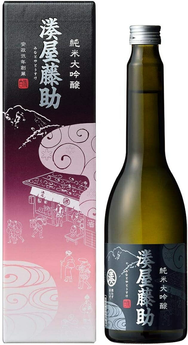 湊屋藤助　純米大吟醸　630ml　白瀧酒造 日本酒 お酒 ギフト プレゼント 贈答 贈り物 おすすめ 新潟 熱燗 冷酒 辛口 甘口 お中元 お歳暮 正月 父の日 有名 限定 話題 人気 旨い 美味しい ランキング メッセージカード の