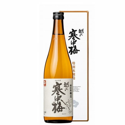 長者盛 越の寒中梅 特別本醸造 720ml 新潟銘醸 新潟 日本酒 お酒 ギフト プレゼント 贈り物 お中元 お歳暮 誕生日 御…