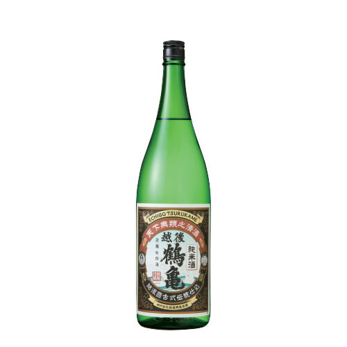 越後鶴亀 純米酒 1800ml 日本酒 新潟 