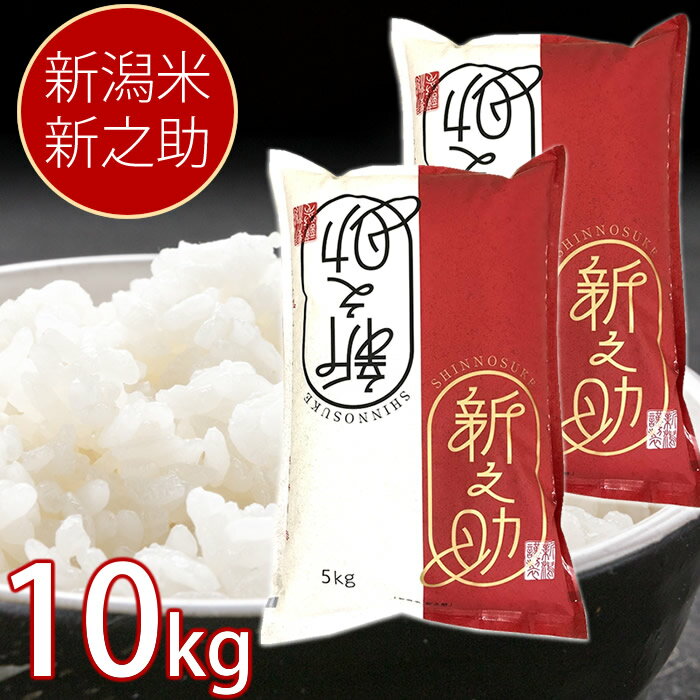 【産地直送】新潟米 新之助 10kg(5kg×2袋) 新潟県産 お米 米 白米 ご飯 ライス お米 大粒 甘味 五つ星お米マイスターが選ぶ美味しいお米 しんのすけ 新潟 お米 白米 ご飯 送料無料 新潟グルメ