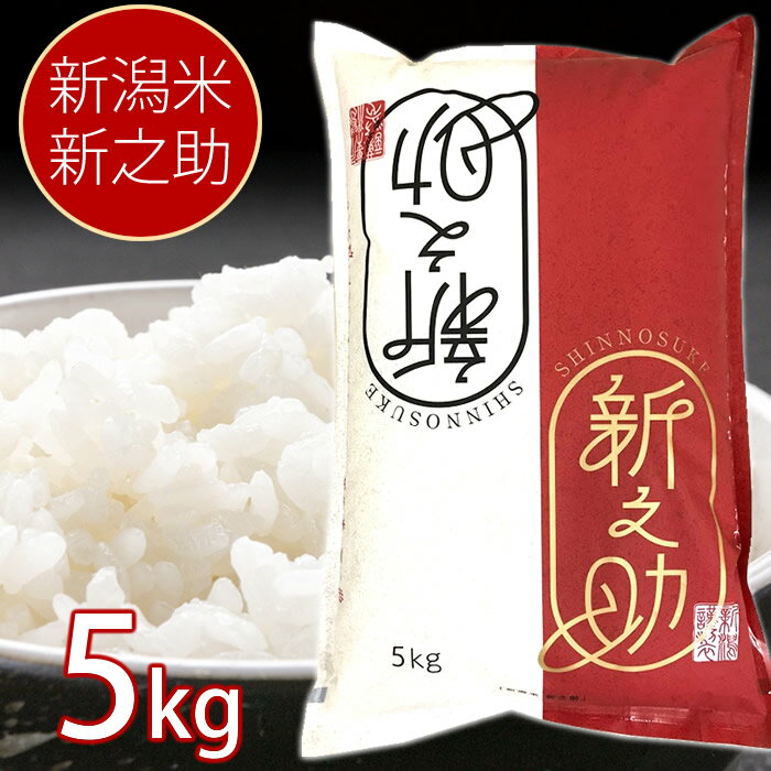 【産地直送】新潟米 新之助 5kg 新潟県産 お米 米 白米 ご飯 ライス お米 大粒 甘味 五つ星お米マイスターが選ぶ美味しいお米 しんのすけ 新潟 お米 白米 ご飯 送料無料 新潟グルメ 1