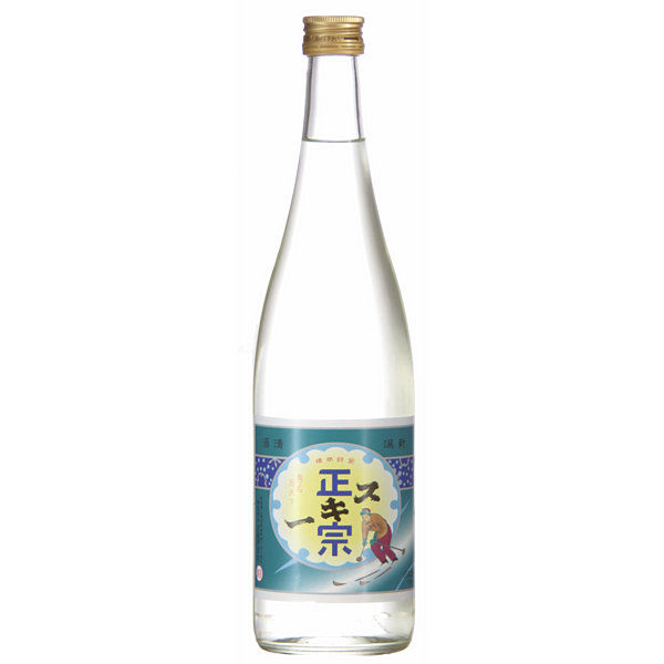 【産地直送】清酒　スキー正宗特別本醸造(復刻ラベル)720ml　坂上・古館・宇賀のニッポンの酒に登場