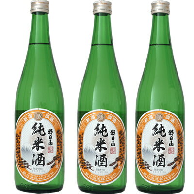 朝日山 純米酒 720ml 日本酒 3