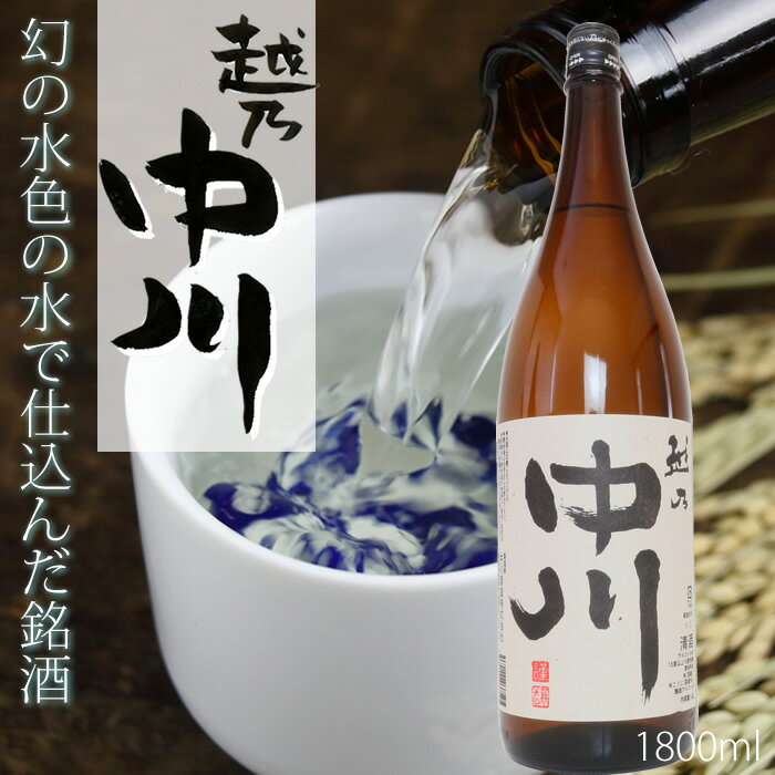 越乃中川 1800ml 新潟の有名蔵中川酒造渾身の限定 日本酒 新潟 辛口 お酒 ギフト プレゼント 越後銘門酒会限定酒 日本酒 お酒 ギフト プレゼント 贈答 贈り物 おすすめ 新潟 熱燗 冷酒 辛口 甘…