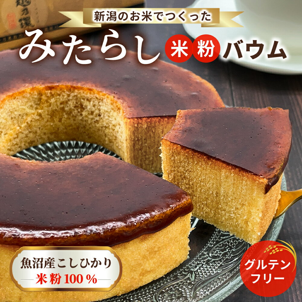 新潟 米粉 スイーツ バームクーヘン 越乃環（こしのたまき）醤油 みたらし 風味 | 新潟県 新潟みやげ ..