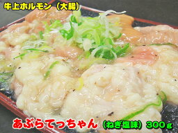 あぶらてっちゃん（ねぎ塩味）300g【B級グルメ】 【バーベキュー】【焼肉】【肉の日】