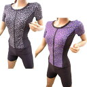 フィットネス水着 レディース セパレート オシャレ 半袖 セパレート水着 縫い付けパット パット付き レディス 女性用 婦人水着 リゾート スイミング 水中ウォ...