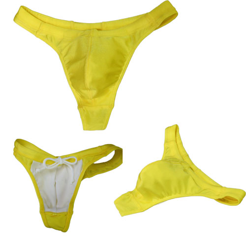 Tバック マルチフットネスパンツ フロントシーム メンズ 競泳水着 柄 無地 フリーサイズ 超ビキニ 男性用 おしゃれ （3枚目）