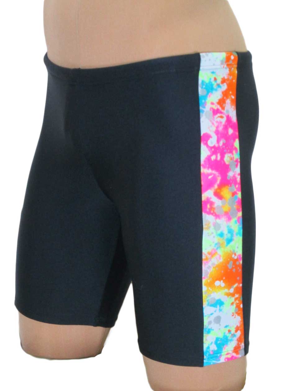 乐天商城 - メンズ 競泳水着 4Lサイズ ロング 高伸縮 スポーツ スパッツ 競泳 フィットネス水着 スイミング