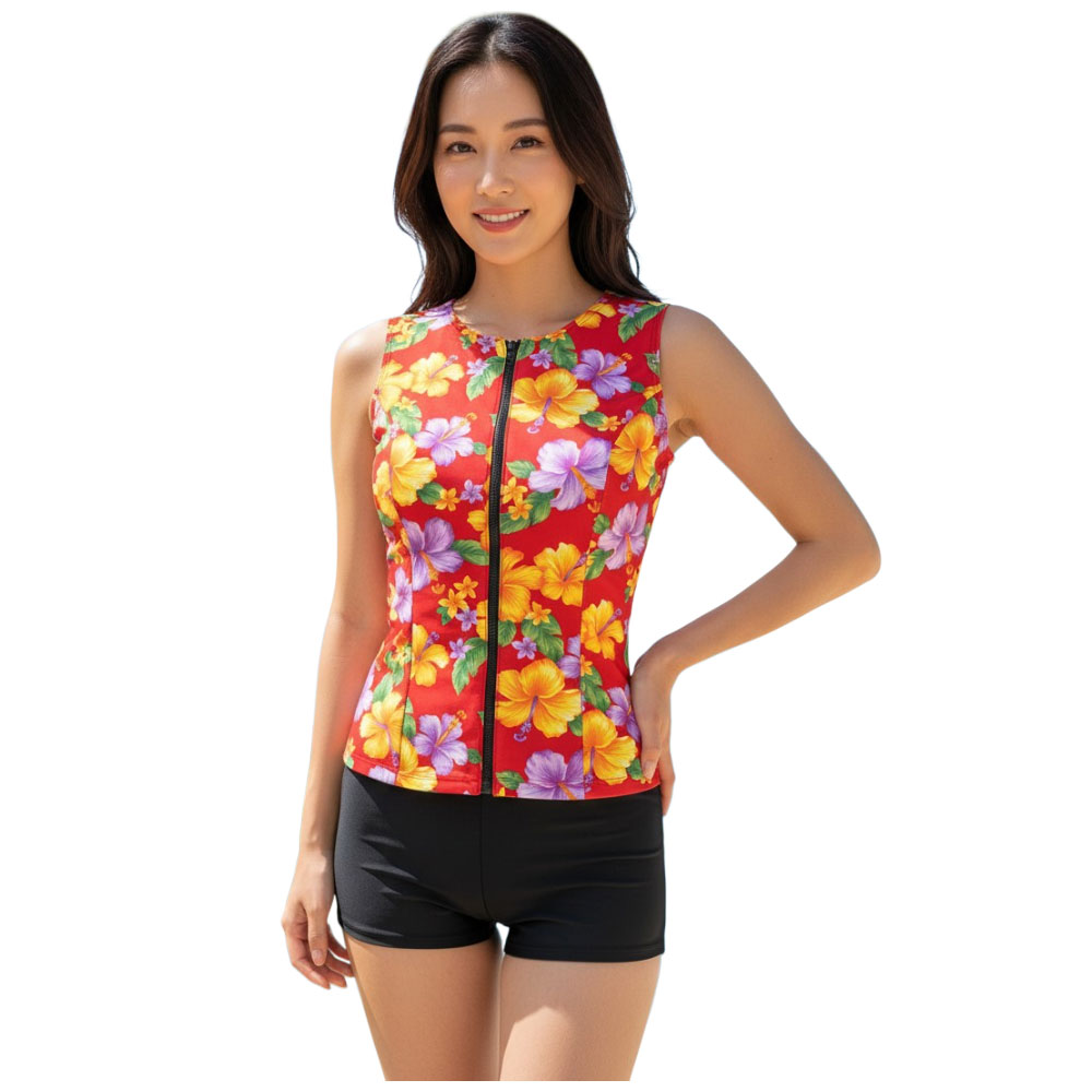 ellesse スポーツ用水着 Lサイズ 赤・黄色 楽天市場】エレッセ 水着 セパレーツ l（フィットネス水着｜水泳