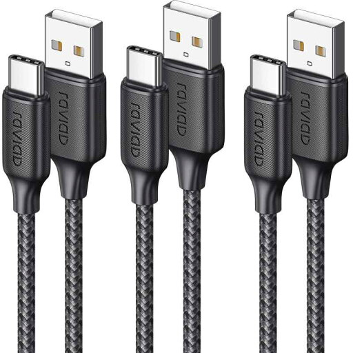 RAVIAD USB Type C ケーブル 3本セット 3A 急速充電 RAVIAD USB Type C ケーブル 3本セット 3A 急速充電