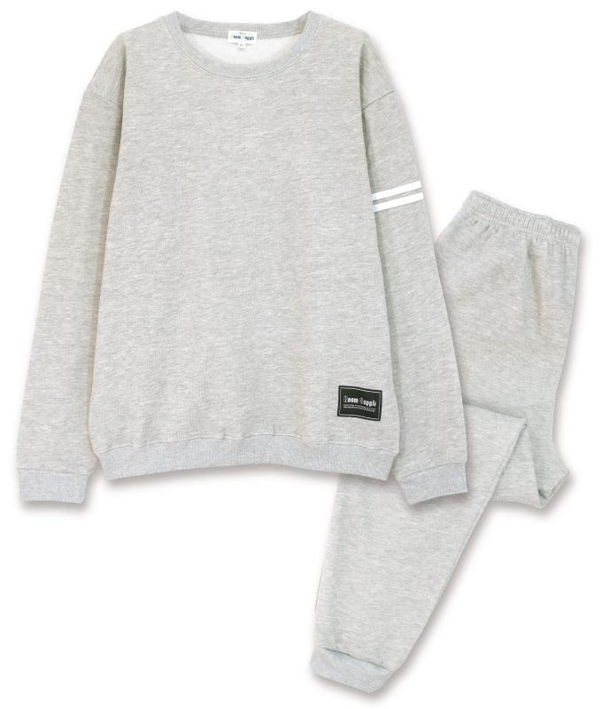 [ニシキ] 裏起毛 スウェット 上下セット メンズ 秋 冬 パジャマ 綿混35％ 長袖 長ズボン ルームウェア 部屋着