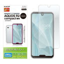 エレコム AQUOS R2 compact フィルム 指紋防止 反射防止 日本製 PM-AQR2CFLF(2)