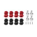 RCハブ六角アダプター、RCカーホイールハブアダプター、RC 12mm六角ホイールハブメタルアダプターTraxxas Hsp Redcatリモートコントロールク...