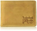 Timberland PRO メンズ レザーRFIDウォレット 取り外し可能なフリップポケットカードキャリア付き