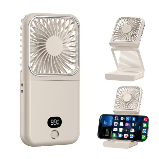 ViSSKO ハンディファン 手鏡 扇風機-ハンディ 5段階風量 2025革新・液晶表示&15時間連続可能 携帯扇風機 Type-C 6in1 ViSSKO ハンディファン 手鏡 扇風機-ハンディ 5段階風量 2025革新・液晶表示&15時間連続可能 携帯扇風機 Type-C 6in1