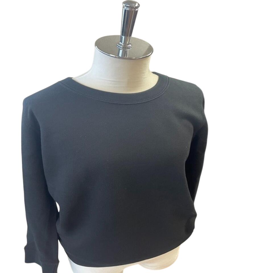 Printstar レディース ファッション 8.4オンス クルーネック ライトトレーナー 無地 裏パイル 黒 ブラック サイズ フリー