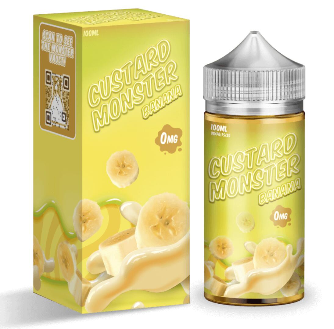 Custard Monster［カスタードモンスター］100ml USA Vape Liquid ベイプリキッド - Banana カスタード バナナのサムネイル