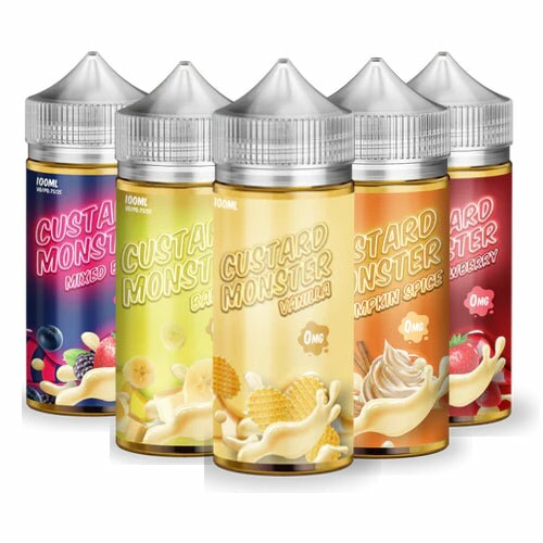 CUSTARD MONSTER 全8種 カスタードモンスター 100ml [Made in USA] Vape Liquid