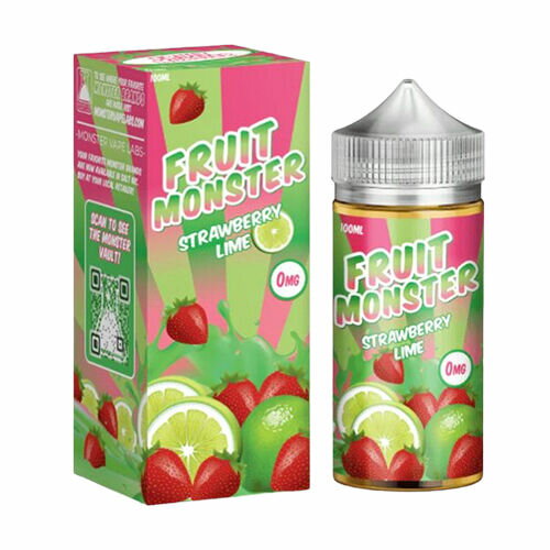 Fruit monster［フルーツモンスター］100ml USA Vape Liquid ベイプリキッド - Strawberry Lime ストロベリーライム