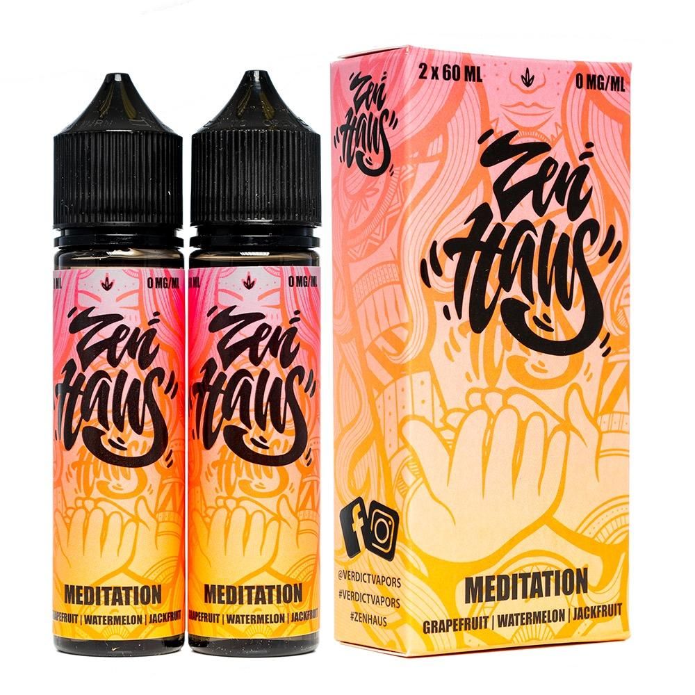 Zen Haus  Verdict Vapors Vape Liquid 電子タバコリキッド ニコチンフリー - Meditation メディテイション - 120ml