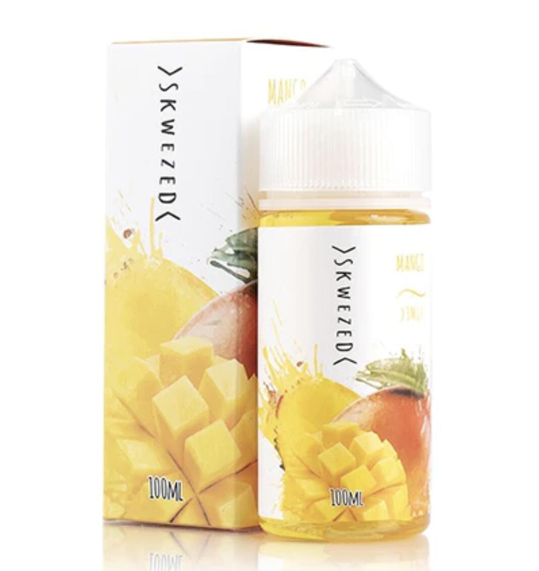 Skwezed ［スクイーズド ］100ml Made in USA フルーツ系 Vape Liquid - Mango マ...