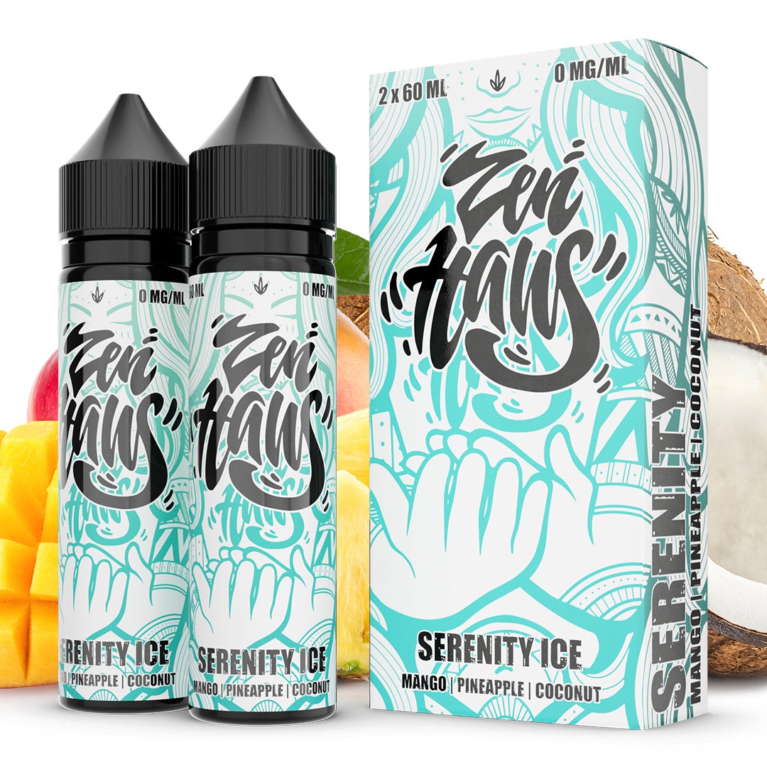 Zen Haus  Verdict Vapors Vape Liquid 電子タバコリキッド ニコチンフリー - Serenity Ice セレニティアイス - 120ml