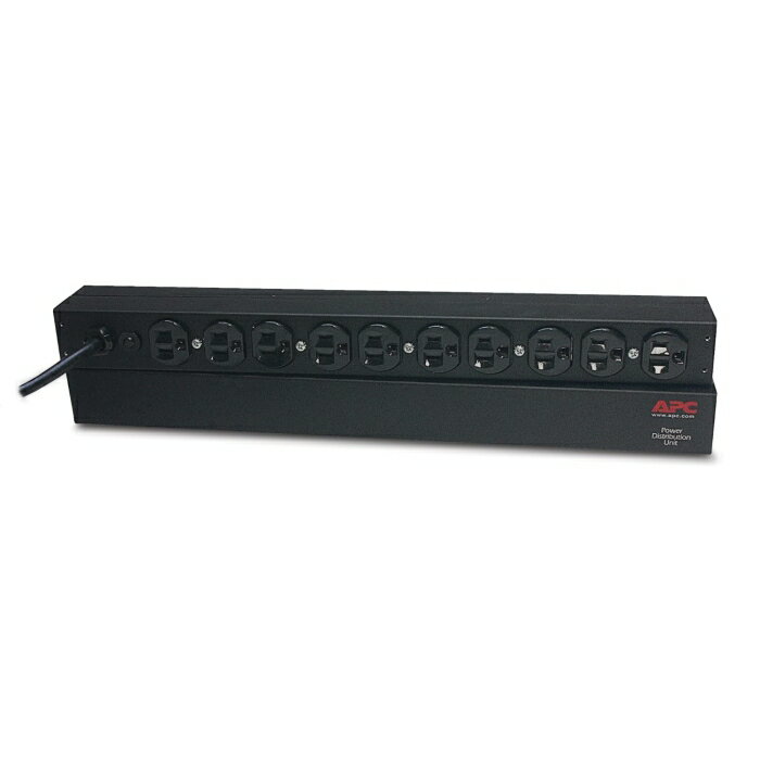 SCHNEIDER APC シュナイダー APC Rack PDU Basic 1U 15A 120V (10) 5-15 (AP9562)