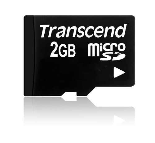 トランセンド 2GB　microSDカード　SDカードアダプタ有 TS2GUSD 1個