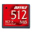 BUFFALO Хåե RCF-X512MY ѥȥեå 512MB RCF-X꡼(RCF-X512MY)