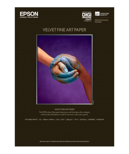 EPSON Gv\ Velvet Fine Art Paper KA225VFA(KA225VFA)