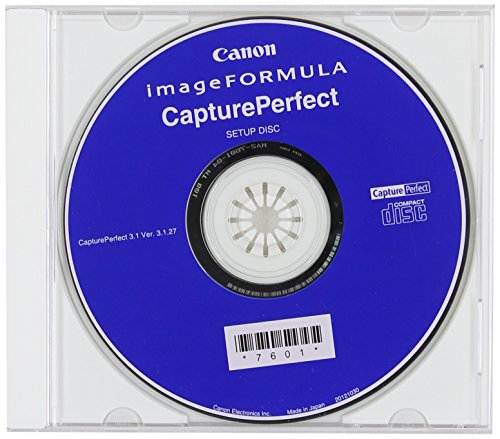 CANON キャノン キヤノン DOCUMENT SCANNER ソフトウエア CAPTUREPERFECT 3.0