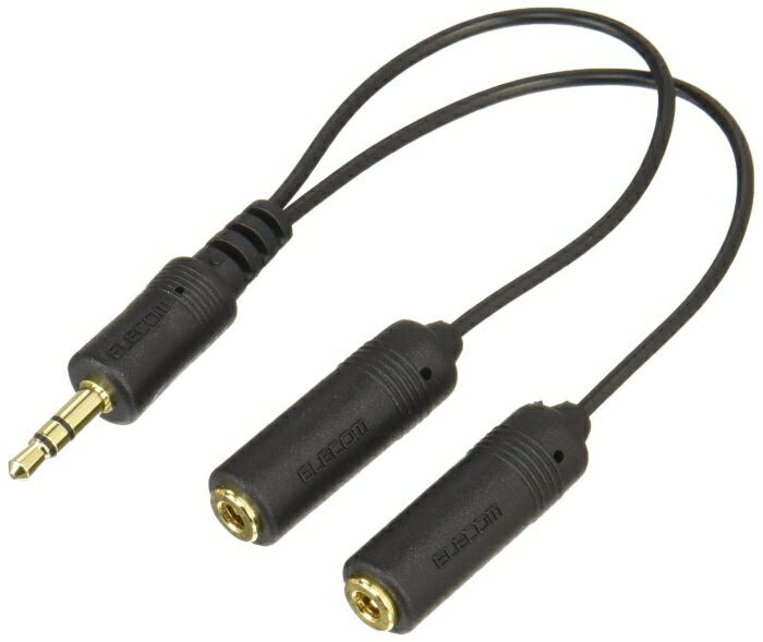 ELECOM エレコム iPod用オーディオ・ビデオケーブル (ブラック)(IPC-AS/BK)