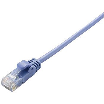 ELECOM エレコム CAT6準拠 GigabitやわらかLANケーブル 3m(ブルー)(LD-GPY/BU3)