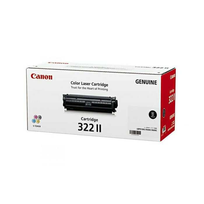 CANON キャノン CANON トナーカートリッジ322IIブラック 2653B001 CRG-322IIBLK　CRG-322 2BLK